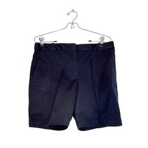 Talbots Women's 7" Twill Shorts in Navy - Sz 6 - NWT